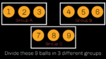 Answer – Puzzle – Find Lighter Ball : Measuring 9 Balls